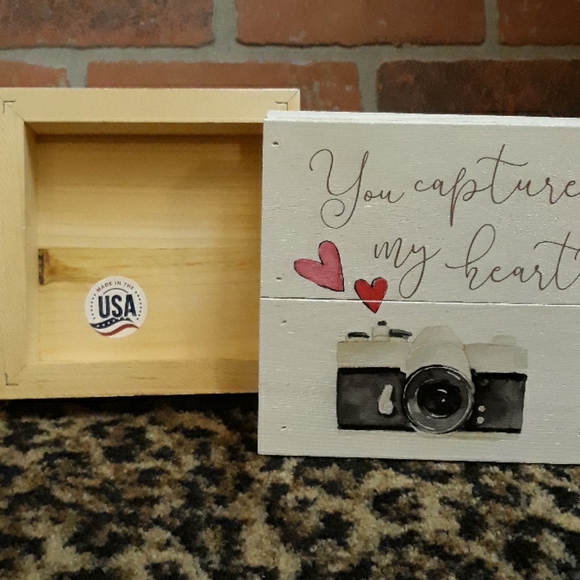 You capture my heart photographer Wood Art Sign - Picture 5 of 8